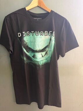 Disturbed The Sickness Face Graphic Band Tee Black Medium